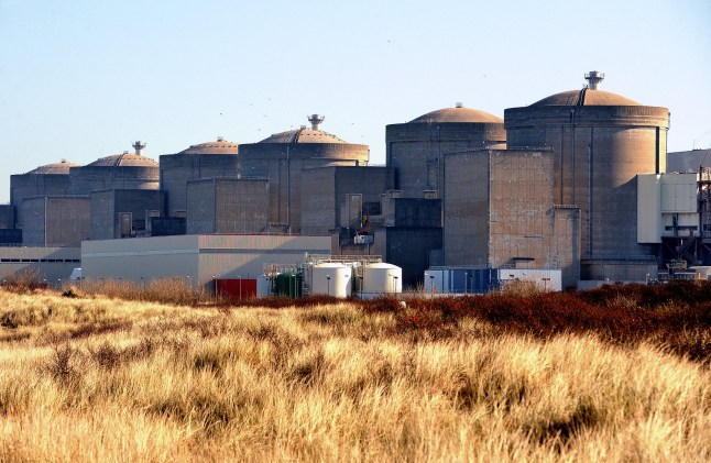 (FILES) This photograph taken on March 5, 2014 shows the nuclear plant of Gravelines. Four units at the Gravelines nuclear power plant (Nord) were shut down on August 11, 2025 due to the "massive and unforeseeable presence of jellyfish" in the pumping stations for the water used to cool the reactors, EDF announced. These automatic shutdowns of units 2, 3, 4, and 5 "had no impact on the safety of the facilities, the safety of personnel, or the environment," EDF assured its website. The plant is thus temporarily completely shut down, as its two other production units, 1 and 5, are currently undergoing maintenance. (Photo by PHILIPPE HUGUEN / AFP) (Photo by PHILIPPE HUGUEN/AFP via Getty Images)