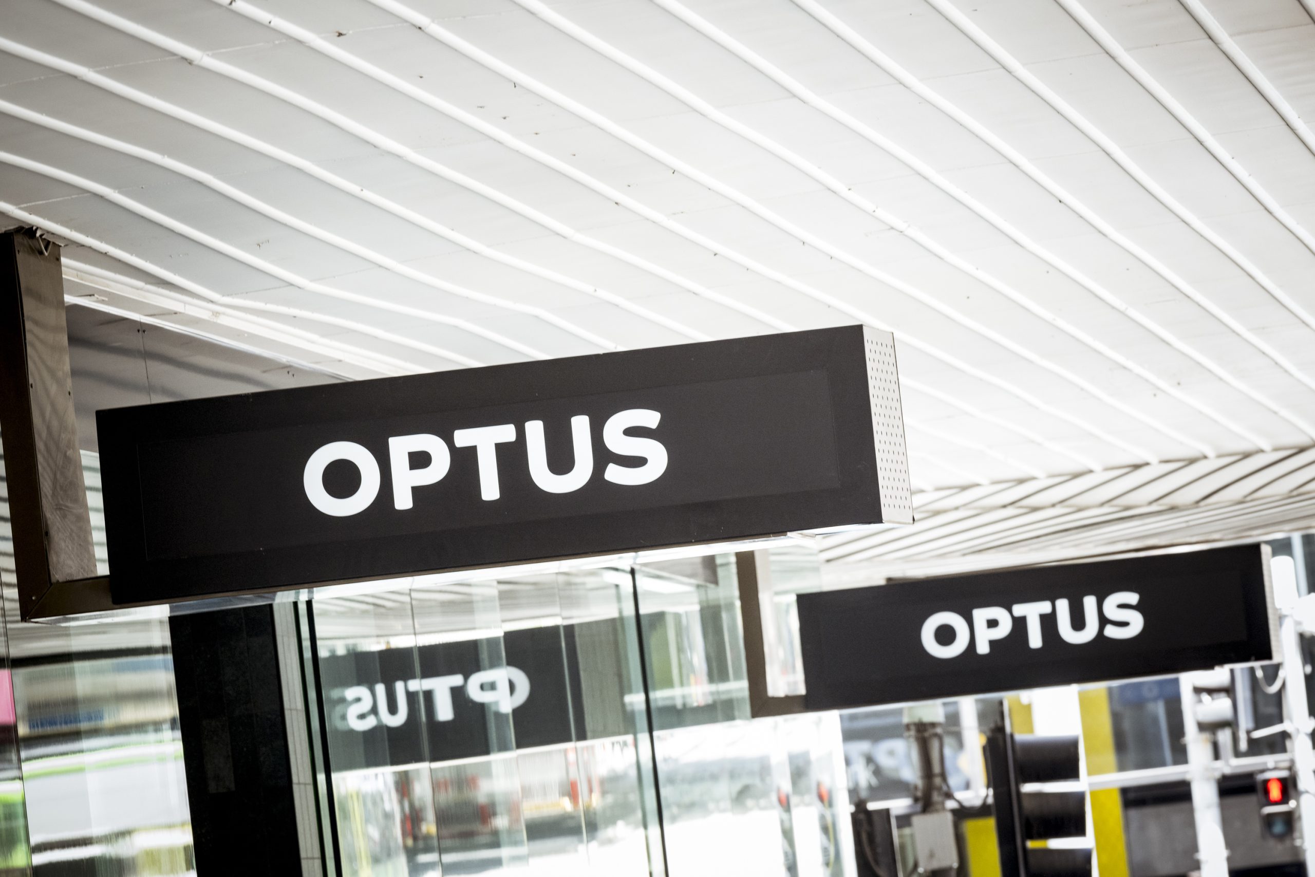 The Burke Street Optus store.