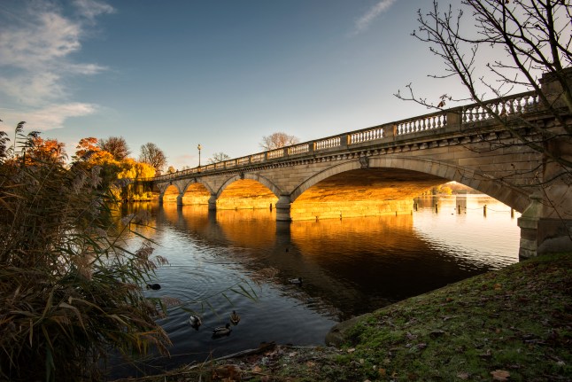 Serpentine Bridge from Long Water