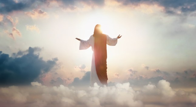 Image shows the resurrected Jesus Christ ascending to heaven. (Picture: Getty Images)