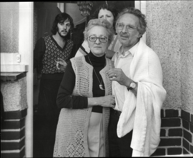 Mandatory Credit: Photo by Luther Jackson/ANL/Shutterstock (1671392a) The Spaghetti House Siege Knightsbridge - 1975 - Released Hostage Enrico Mainini With His Wife At Their Hendon Home. The Spaghetti House Siege Knightsbridge - 1975 - Released Hostage Enrico Mainini With His Wife At Their Hendon Home.