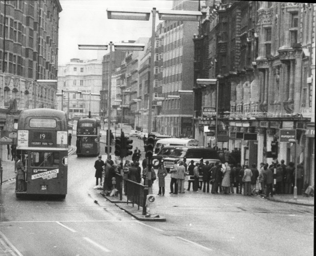 Mandatory Credit: Photo by ANL/Shutterstock (1671391a) The Spaghetti House Siege Knightsbridge London - 1975 - Police Keep Crowds Away From The Restaurant Where The Hostages Are Still Being Held By Armed Gunmen. The Spaghetti House Siege Knightsbridge London - 1975 - Police Keep Crowds Away From The Restaurant Where The Hostages Are Still Being Held By Armed Gunmen.