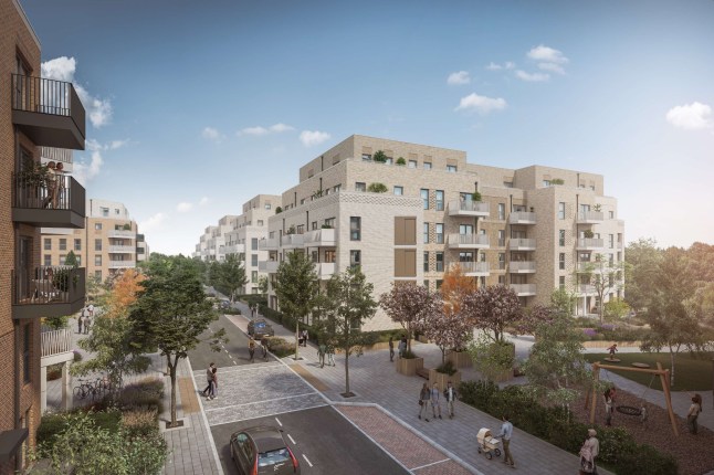 Quartoria. Quartoria New Barnet EN4 Minimum deposit ?4,562.50 If the idea of living in a leafy suburb with fast transport links appeals, check out this collection of one, two and three bedroom flats, all with a balcony or terrace. Trains run from nearby New Barnet station into Highbury & Islington and Moorgate, and High Barnet Tube station is a short bus ride away. From ?91,250 for 25 per cent of ?365,000, sales.sng.org.uk